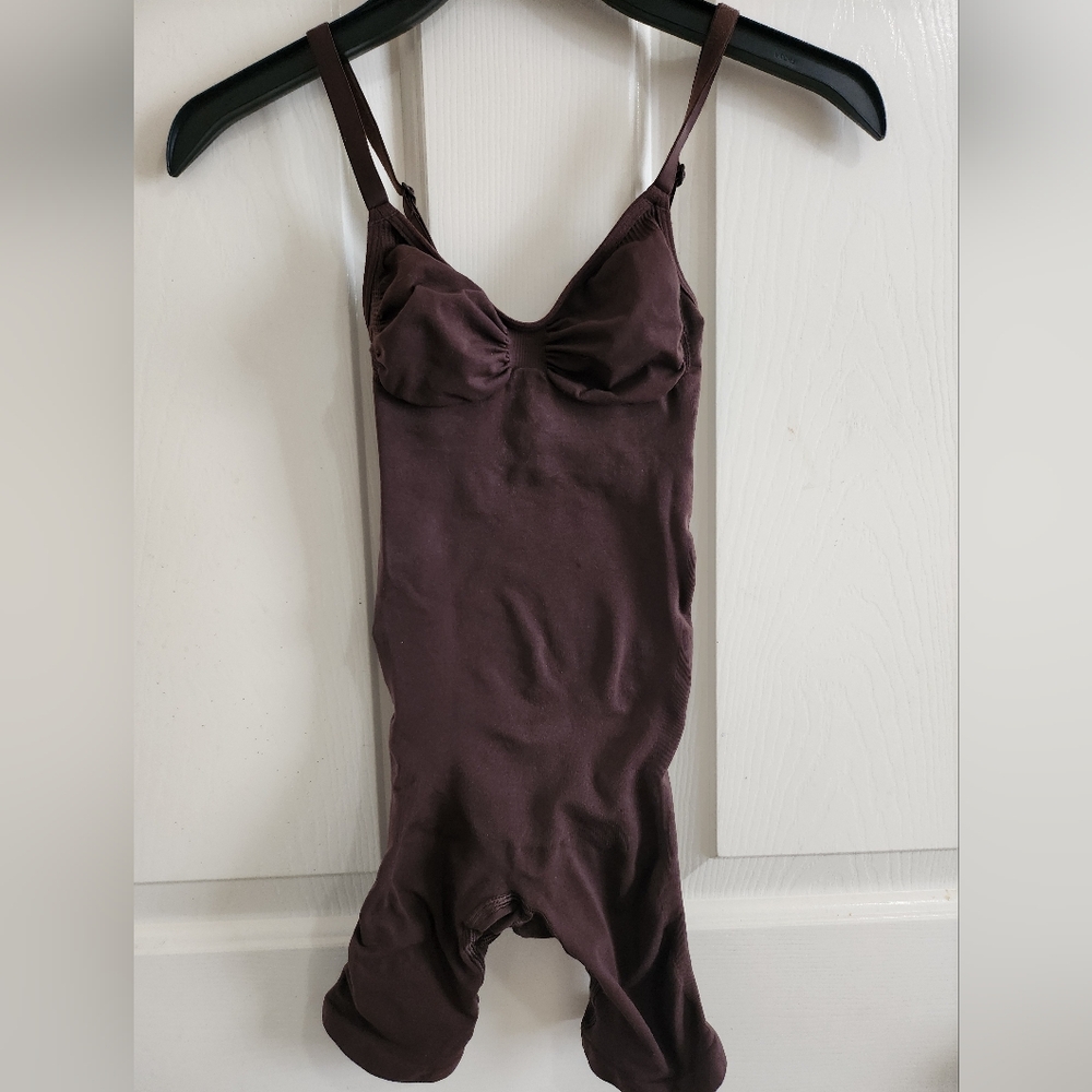 SKIMS Chocolate Shapewear Bodysuit